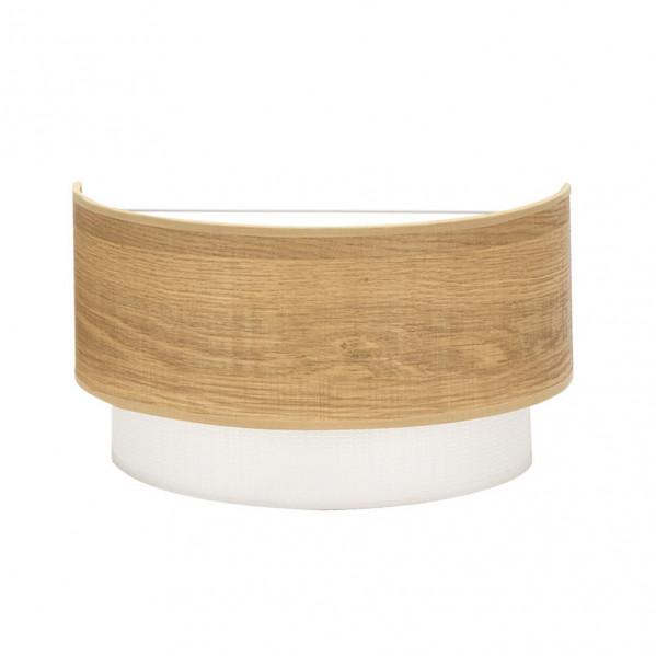 aplique Myriam 1xe27 Madera Clara 17x30x16 cm