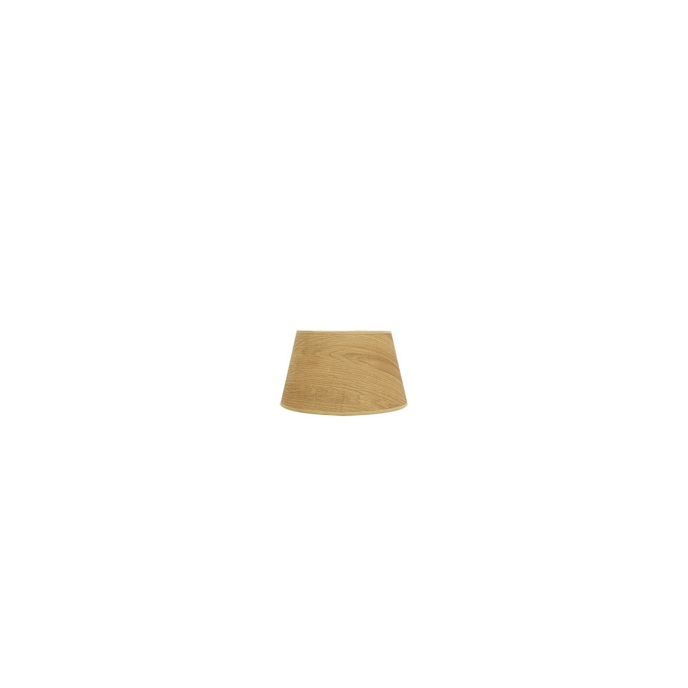 Pantalla Salma Pinza Madera Clara 10dx8dx8h Conica Abierta