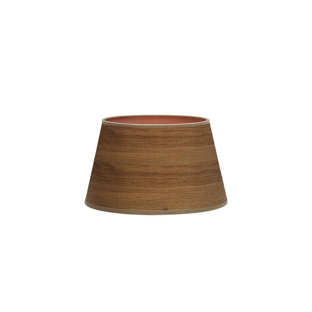 Pantalla Salma E27 Madera Oscura 25dx20dx15h