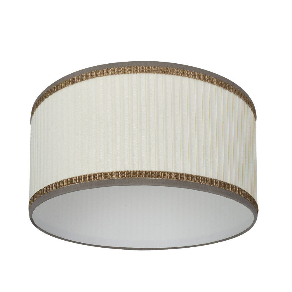 Pantalla Colgante/p.salon Soprano E27 Beis 40dx40dx21h