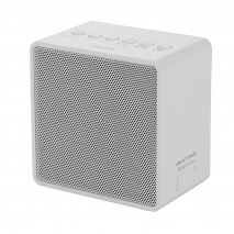 Radio Bluetooth Compacta Fm Altavoz Y Retroiluminacion C/cargador Usb 7,5x7,5x10 Cm