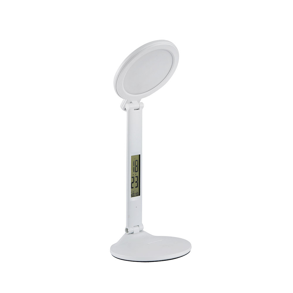 Flexo Hope 7w 3000-4000-6000k Blanco 40x16,5x18,5cm 525lm Inte.regulable, Tactil, Plegable, Temp+hora+calendario