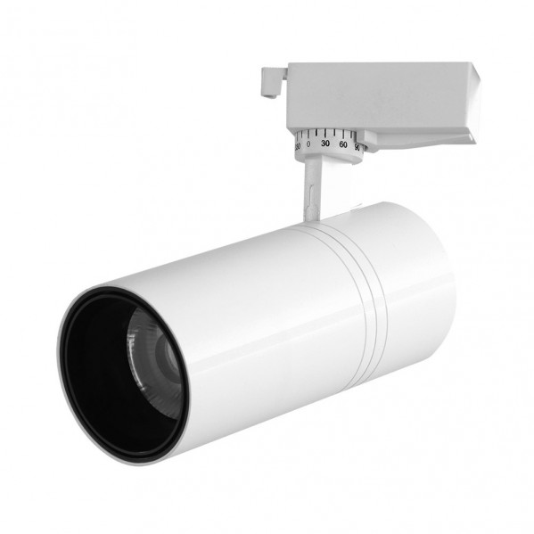 foco Carril 20w 4000k Anzo Blanco 1800lm 36Âº Orientable 330Âº Regx18x6,2 Cm