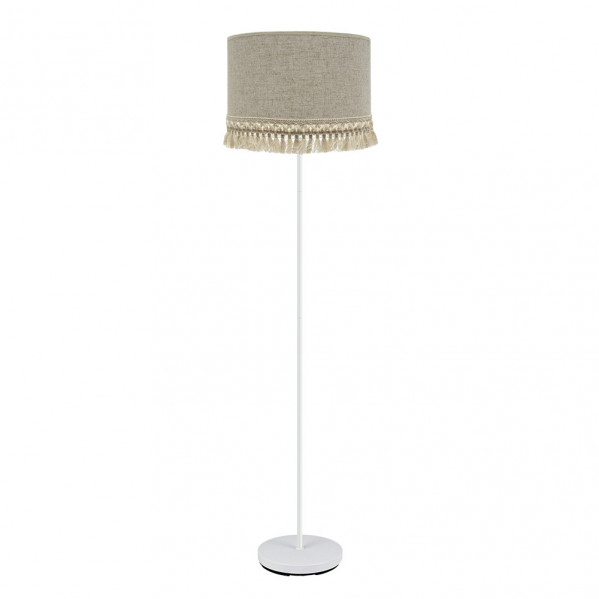 pie Salon Vera 1xe27 Blanco/beis 163x40x40 Cm