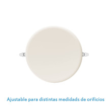 Downlight Led Smd Migmatita 24w 4000k Blanco 2400lm 2x17,5x17,5 Cm Corte Ajustable (7-15,5)