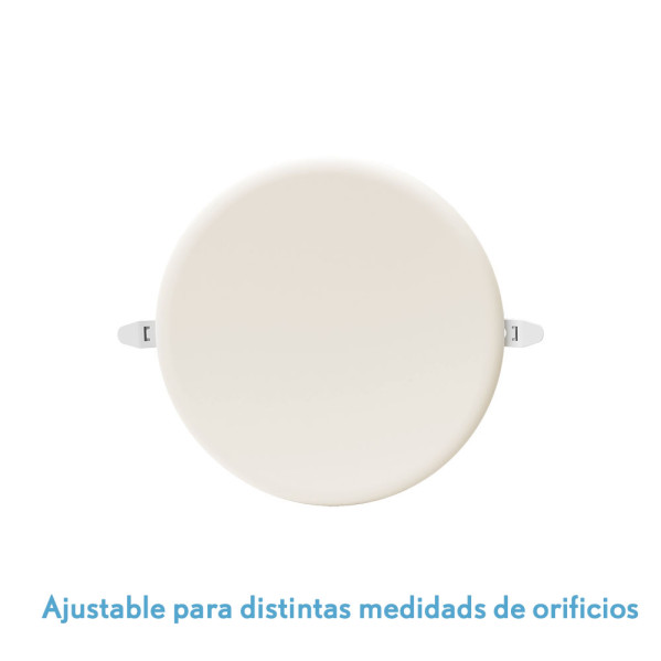 Downlight Led Smd Migmatita 24w 4000k Blanco 2400lm 2x17,5x17,5 Cm Corte Ajustable (7-15,5)