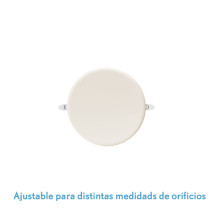 Downlight Led Smd Migmatita 18w 4000k Blanco 1800lm 2x12x12 Cm Corte Ajustable (7-10,8)