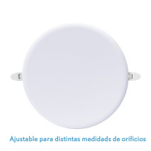 Downlight Led Smd Migmatita 36w 6500k Blanco 3600lm 2x22,7x22,7 Cm Corte Ajustable (7-20,6)