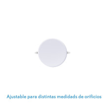 Downlight Led Smd Migmatita 9w 6500k Blanco 900lm 2x9x9 Cm Corte Ajustable (5-7,5)