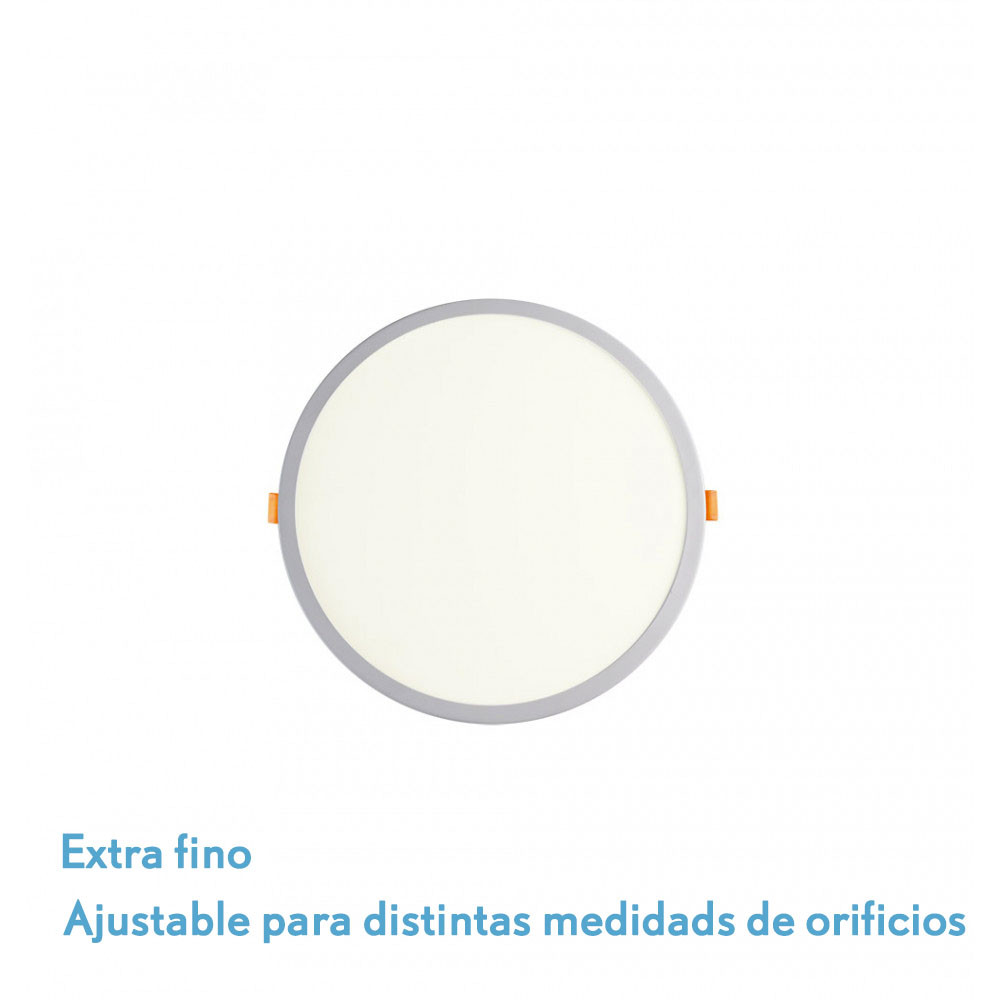 Downlight 8w 4000k Blanco Lejania 1x12x12 Cm 760lm Empotrar Corte Ajustable 5-10,5d