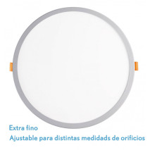 Downlight 20w 5500k Blanco Lejania 1x23x23 Cm 1900lm Empotrar Corte Ajustable 5-21d