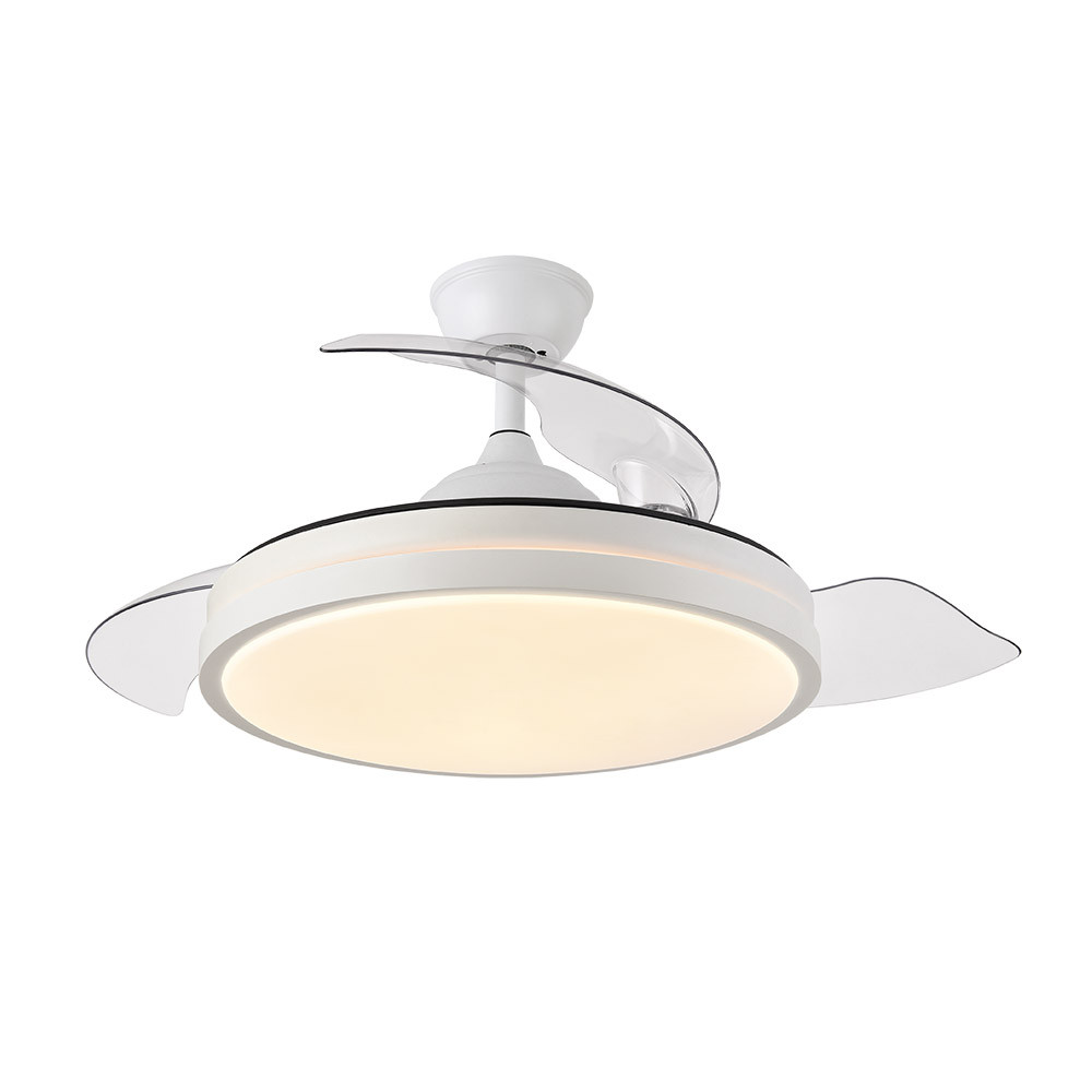 FABRILAMP Ventilatore DC Natalia 72w Saco-nero 60d 5 Lame 6 Velocità 3