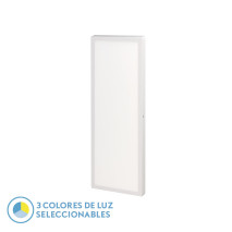 Panel Llano 72w 3000k-4000k-6500k 3,8x30x90 Cm Blanco 7200lm