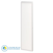 Panel Llano 72w 3000k-4000k-6500k 3,8x30x120 Cm Blanco 7200lm