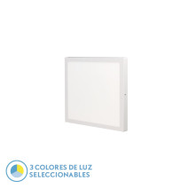 Panel Llano 36w 3000k-4000k-6500k 3,8x40x40 Cm Blanco 3600lm