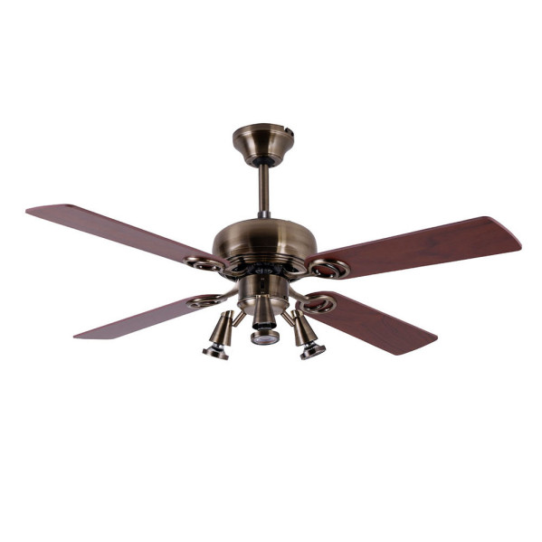 VENTILADOR GALERIA CUERO 3 FOCOS GU