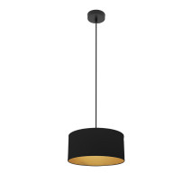 Colgante Anuska 1xe27 Negro/negro-oro Regx30x30 Cm