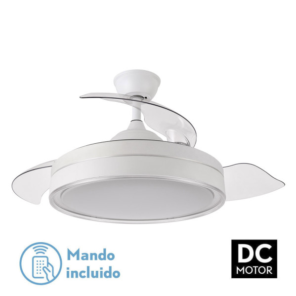 ventilador Dc Criador 72w 6120lm Blanco 3as.desp.108d 3000-4000-6000k Remoto, Memoria Y Temporizador