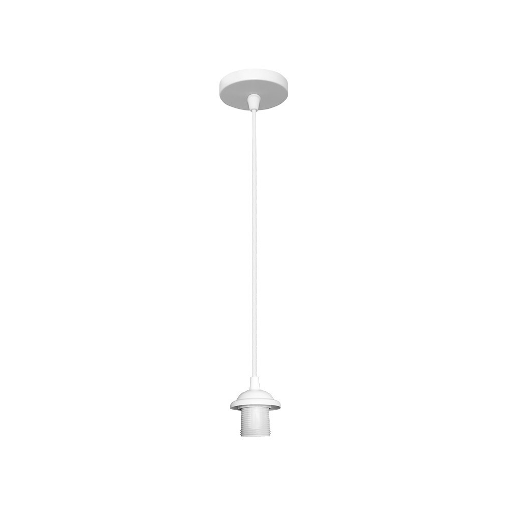 Armazon Colgante Disco P/pantalla Blanco 1xe27 Regx10x10 Cm