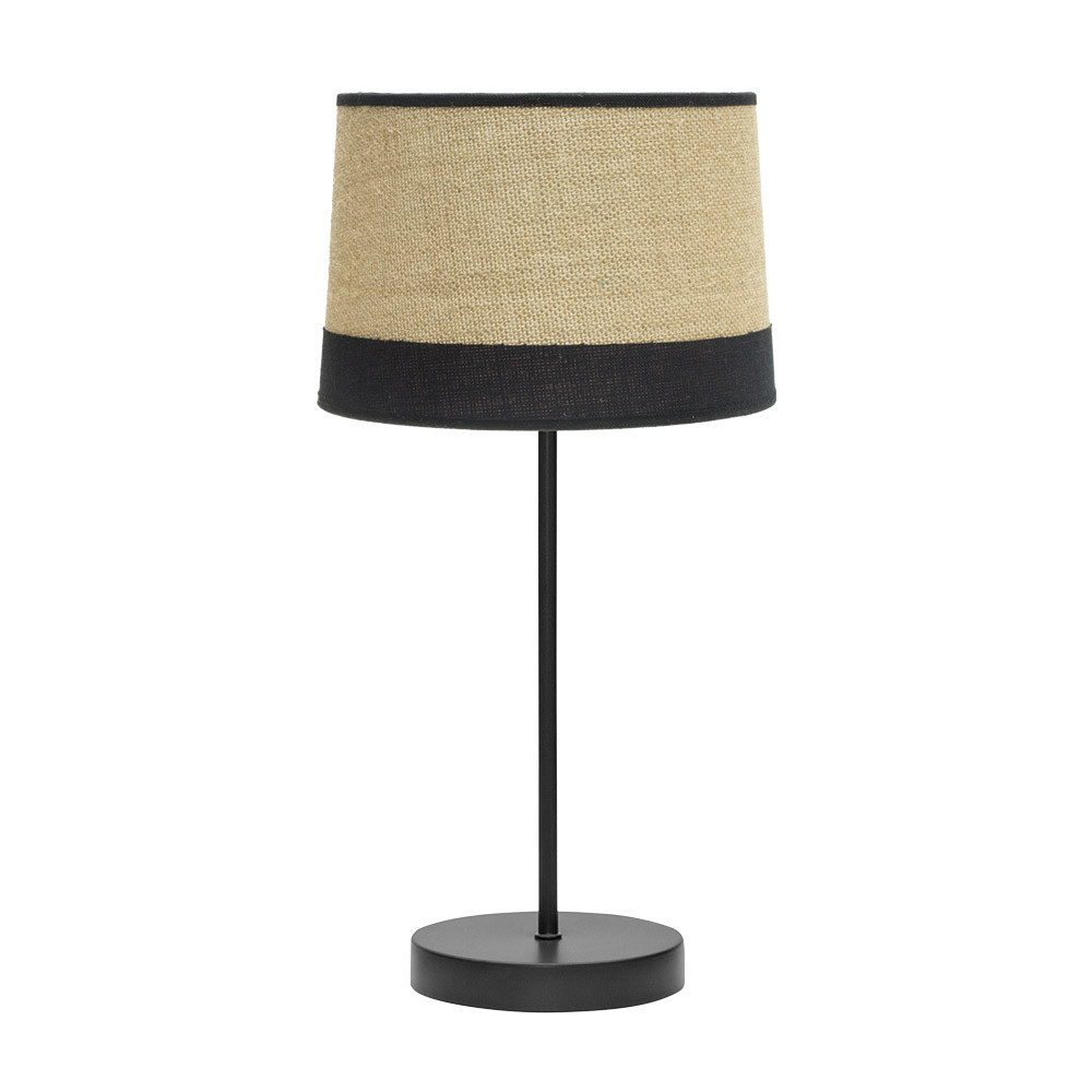 Sobremesa Tietar 1xe14 Saco/negro 44x22x22 Cm