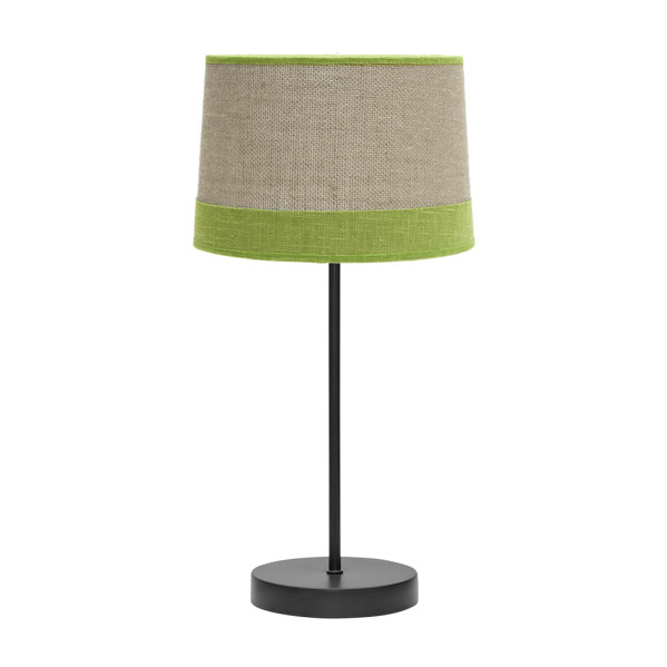 sobremesa Tietar 1xe14 Saco/verde 44x22x22 Cm