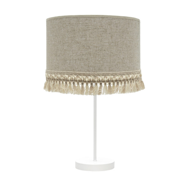 sobremesa Alto Vera 1xe27 Blanco/beis 62x30x30 Cm