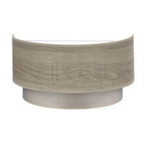 Aplique Tania 1xe27 Madera Gris 15x30x16 Cm