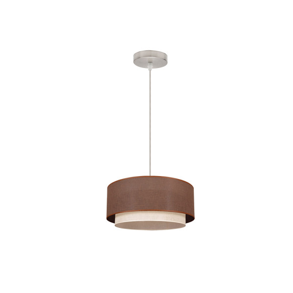 colgante Doble 1l. Marron/beis Cilind (REGX35X35)