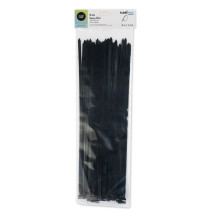 Bolsa 50 Bridas Util Negras 7,6x550mm. 100% Nylon 66 Resistentes Y Duraderas