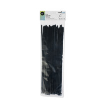 Bolsa 100 Bridas Util Negras 4,8x430mm 100% Nylon 66 Resistentes Y Duraderas