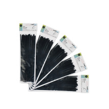 Bolsa 100 Bridas Util Negras 3,6x150mm. 100% Nylon 66 Resistentes Y Duraderas