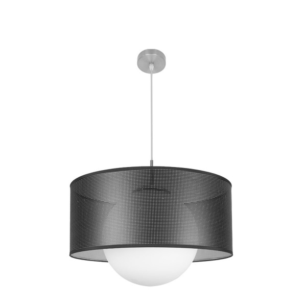colgante Cosmico 1xe27 Niquel/negro-plata Regx50x50 Cm