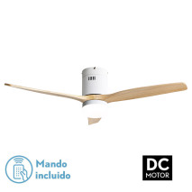 Ventil 18w Dc Aguilon Blanco 3aspas Haya 5 Vel Ocidades C/remoto Temporizador 34x132d