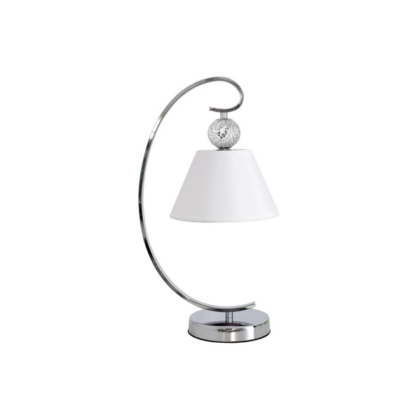 sobremesa Concordia 1xe27 Cromo Pantalla Blanca 47x20x26