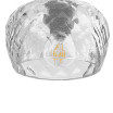 Lampara Estela 2xe14 Blanca Regx41x13 Cm C/cristal Tallado Transparente