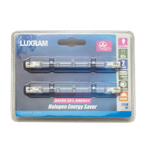 Halogena Ahorro Energia Lineal R7s 120w 118mm Blister Duo-pack