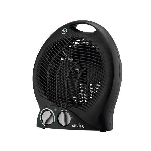 termoventilador Electico Candil 2000w Negro 2potencias 3funciones, Termostato Reg. Seguro Y Asa 26,8x25,7x15,5cm