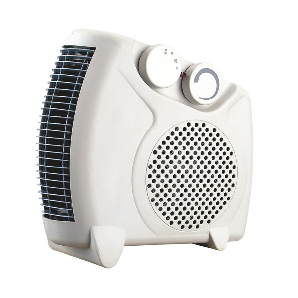 termoventilador Elec.grato 2000w Blanco Vertical/horizontal 2potencias 3funciones Termostato Reg. Asa 22,5x24,5x12cm