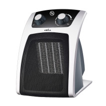 Termoventilador Ceramico 2000w Blanco/negro Ventilador/calor 2potencias 3funciones Termost.reg. Antivuelco 23x19x17 Cm