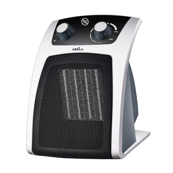 termoventilador Ceramico 2000w Blanco/negro Ventilador/calor 2potencias 3funciones Termost.reg. Antivuelco 23x19x17 Cm