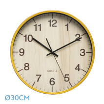 Reloj De Pared Soyala Haya 30d Mov.continuo