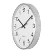 Reloj De Pared Team Aluminio-blanco 30d  Movimiento Continuo