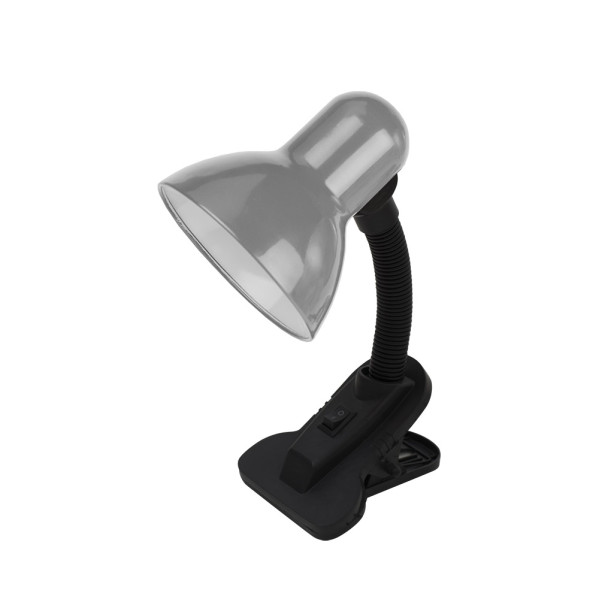 flexos Yezco 1xe27 Plata Fijacion c/pinza Flexible Orientable 26x11,5x12 Cm