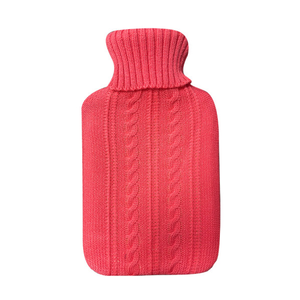 bolsa Agua Caliente Mimo 1,7l Forro Rosa Jersey  20x32x4cm Flexible Agradable Al Tacto