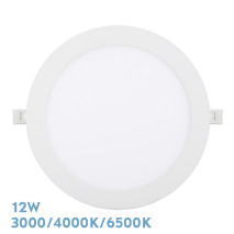 Downlight Empotrar Silex 12w 3000-4000-6500k Blanco 1080lm Redondo 17d Corte 15d