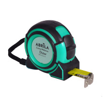 Cinta Metrica Distar 8mx25mm Negro/verde C/bloqueo ,enganche Magnetico,clip Y Asa Ergonomic