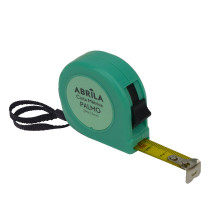 Cinta Metrica Palmo 2mx13mm Verde C/bloqueo, Enganche Magnetico,clip Y Asa