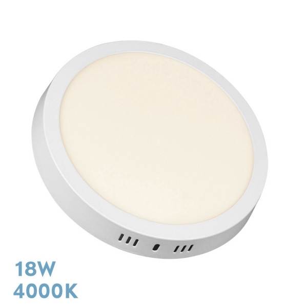 Downlight Superf. Thulita 18w 4000k Blanco 1440lm 2,8x21x21 Cm