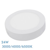 Downlight Superf.diorita 24w 3000k-4000k-6500k Blanco 2160lm 3,5x29x29 Cm