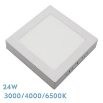 Downlight Superf.gabro 24w 3000k-4000k-6500k Blanco 2160lm 3,5x29x29 Cm